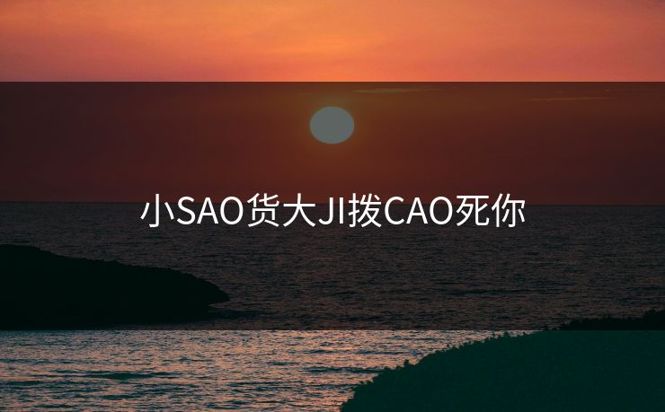 小SAO货大JI拨CAO死你